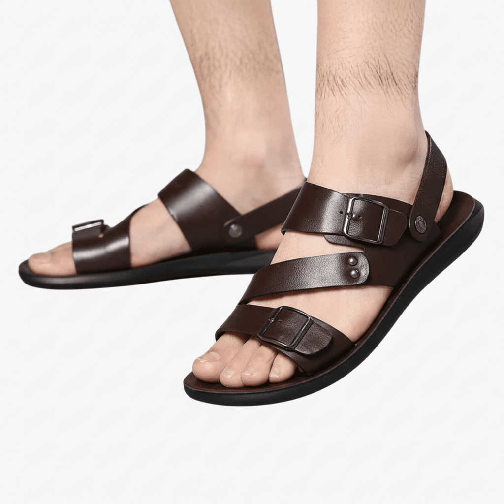 CROSSEN-miesten sandaalit, ergonominen tuki, säädettävä ristihihna
