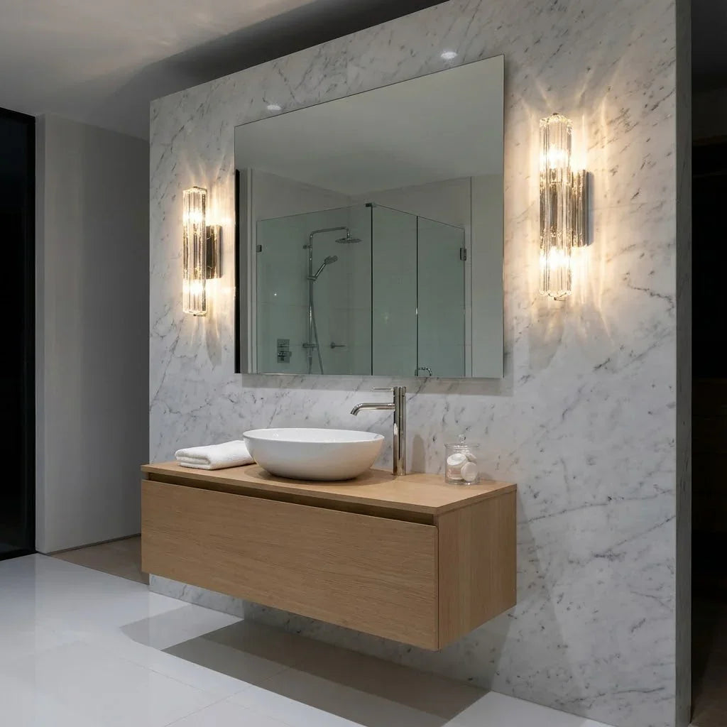 Crystal Prism Wall Sconce Light Fixture | wildoxy