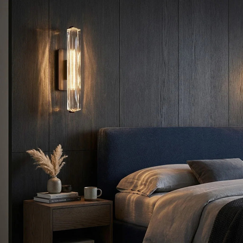 Crystal Prism Wall Sconce Light Fixture | wildoxy