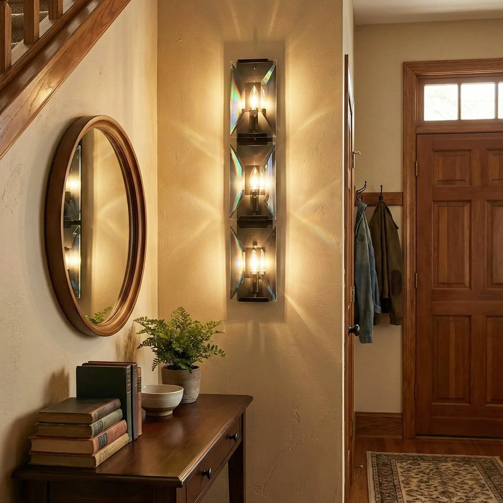 Crystal Rectangular Wall Lamp | wildoxy