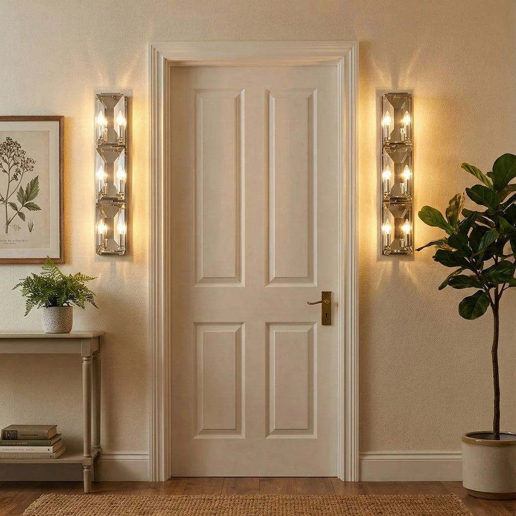 Crystal Rectangular Wall Lamp | wildoxy