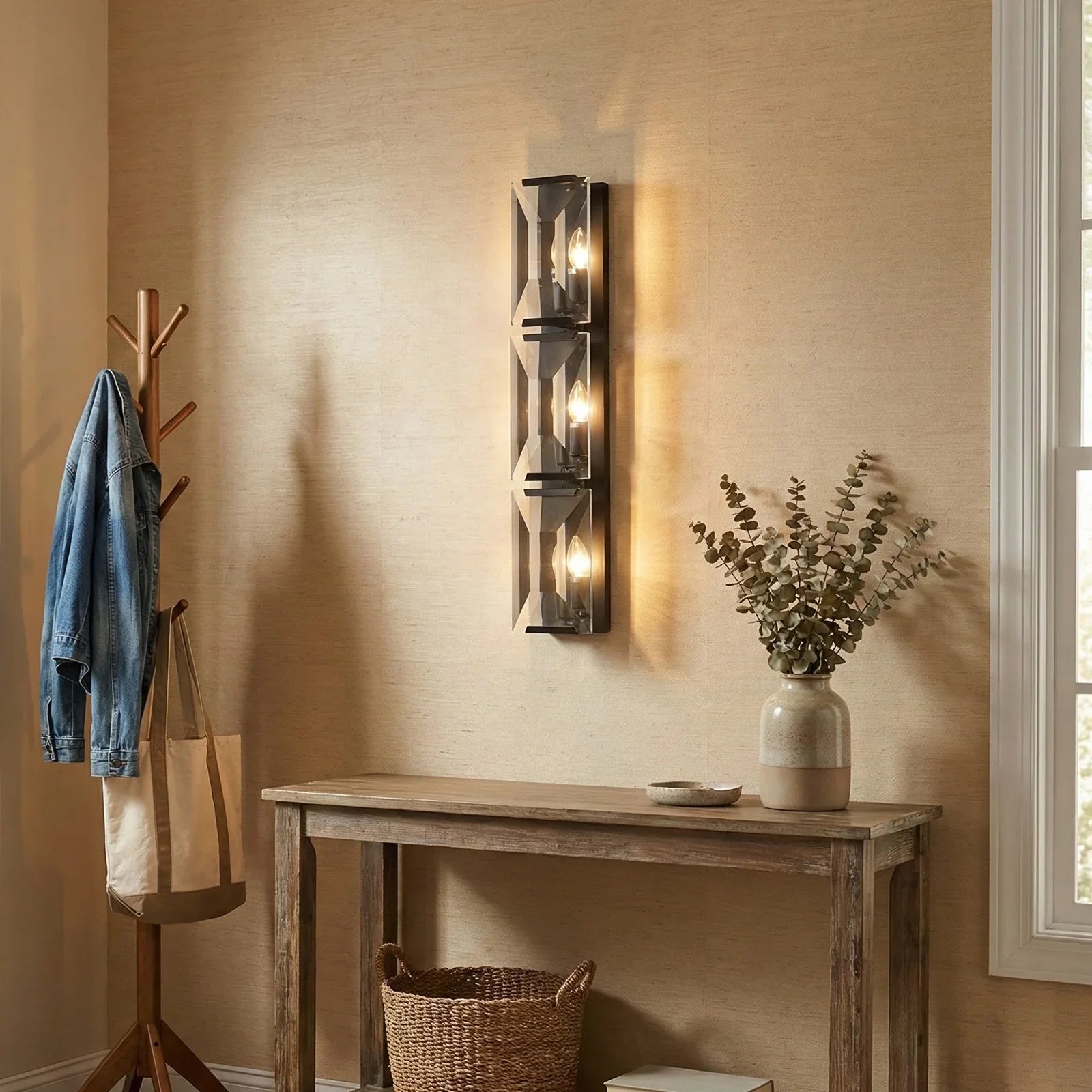 Crystal Rectangular Wall Lamp | wildoxy