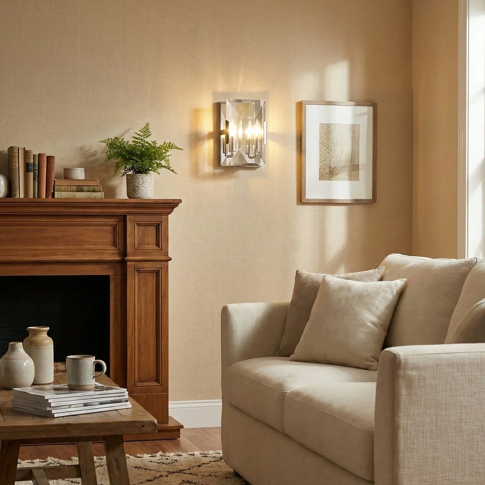 Crystal Rectangular Wall Lamp | wildoxy