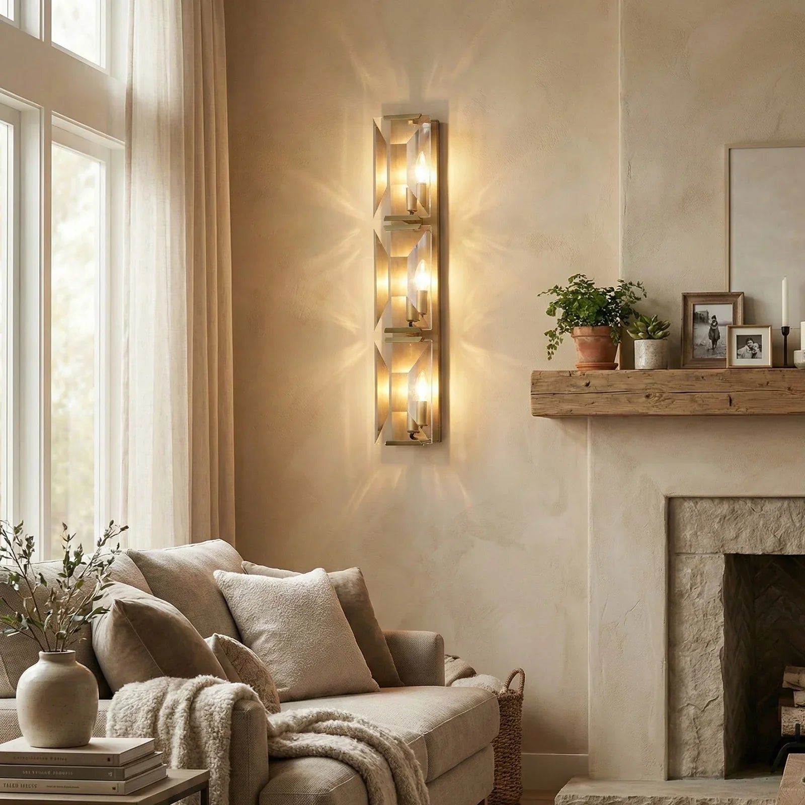 Crystal Rectangular Wall Lamp | wildoxy