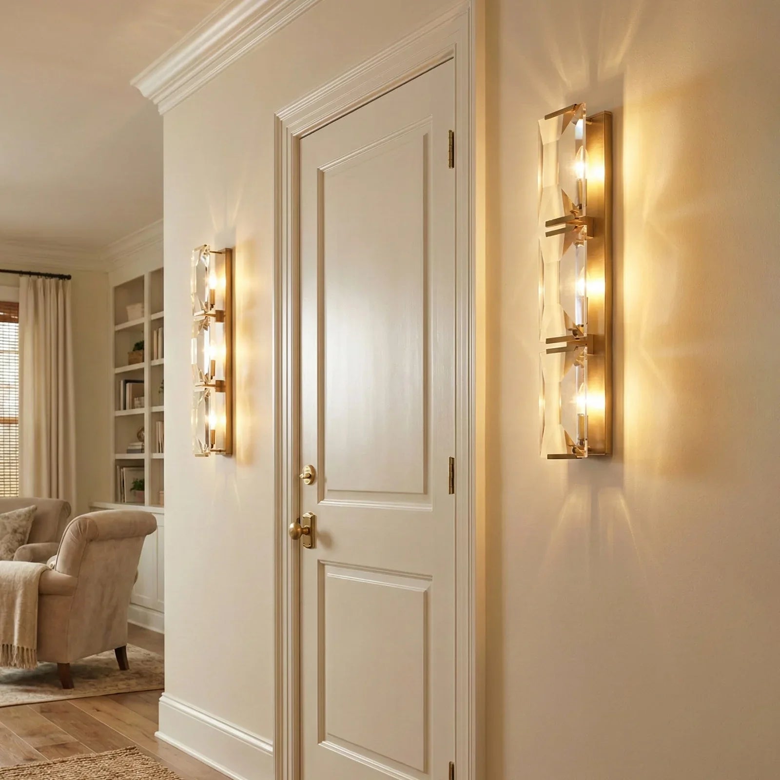 Crystal Rectangular Wall Lamp | wildoxy