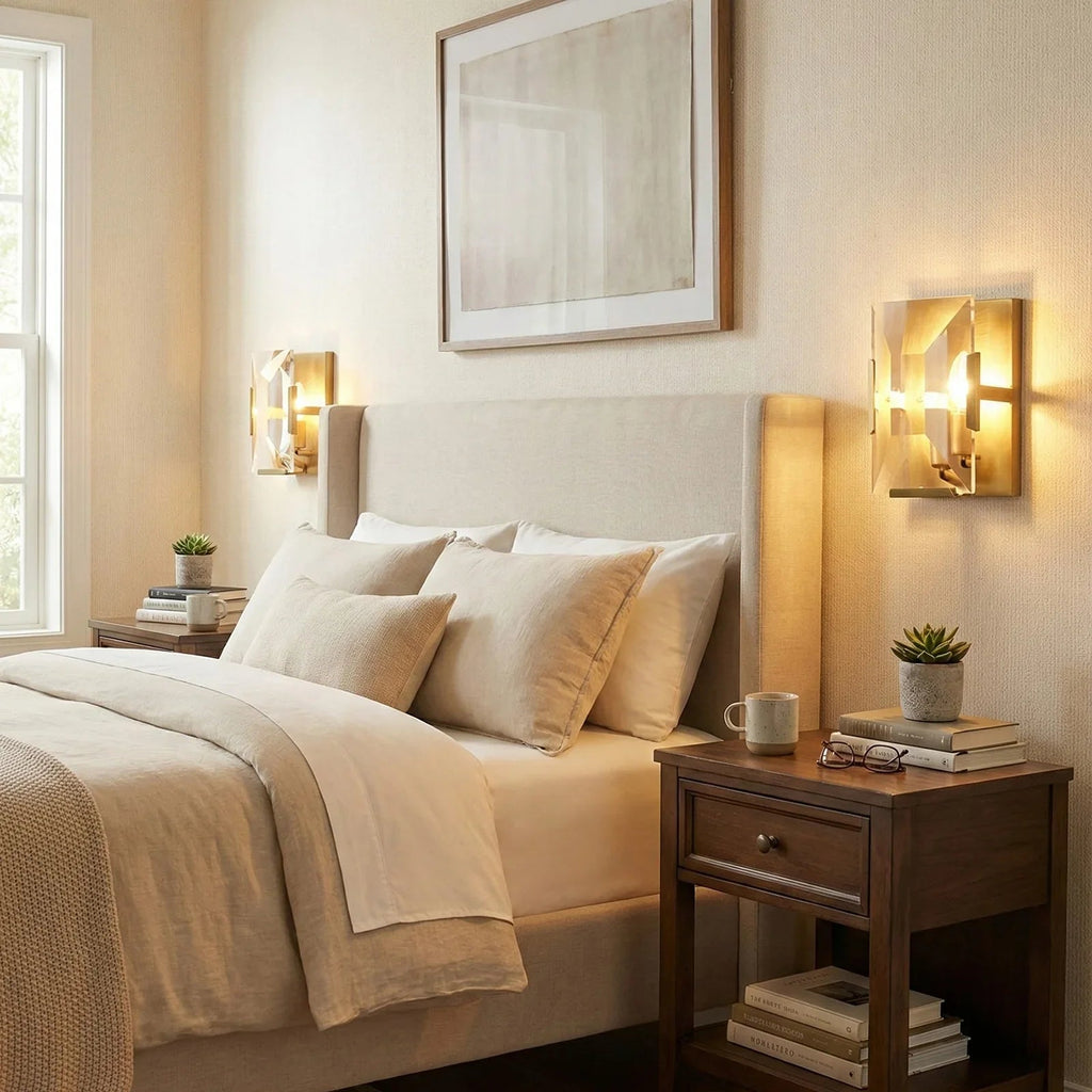 Crystal Rectangular Wall Lamp | wildoxy