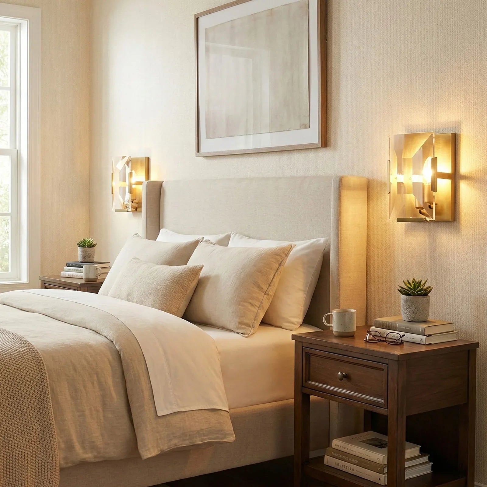 Crystal Rectangular Wall Lamp | wildoxy