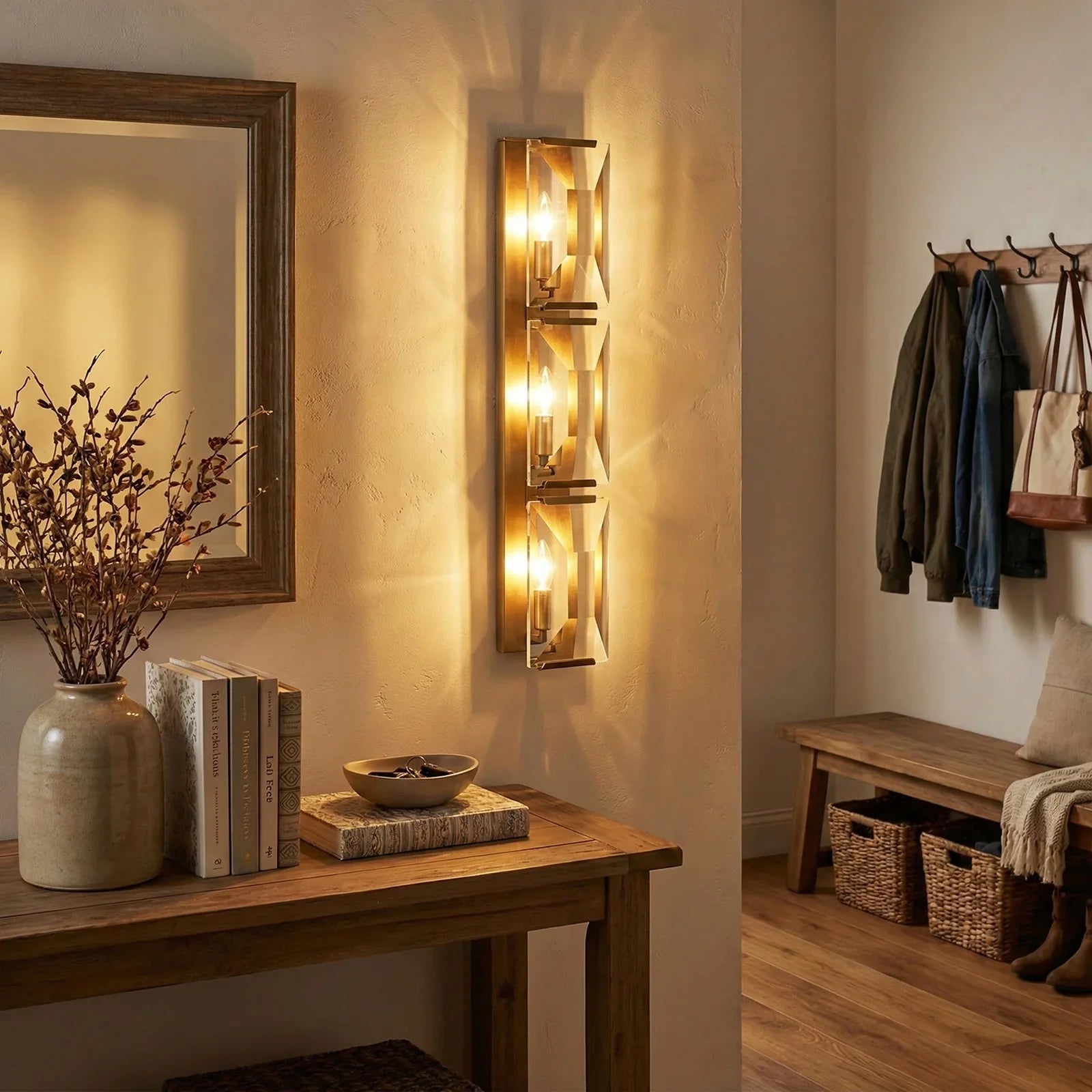 Crystal Rectangular Wall Lamp | wildoxy