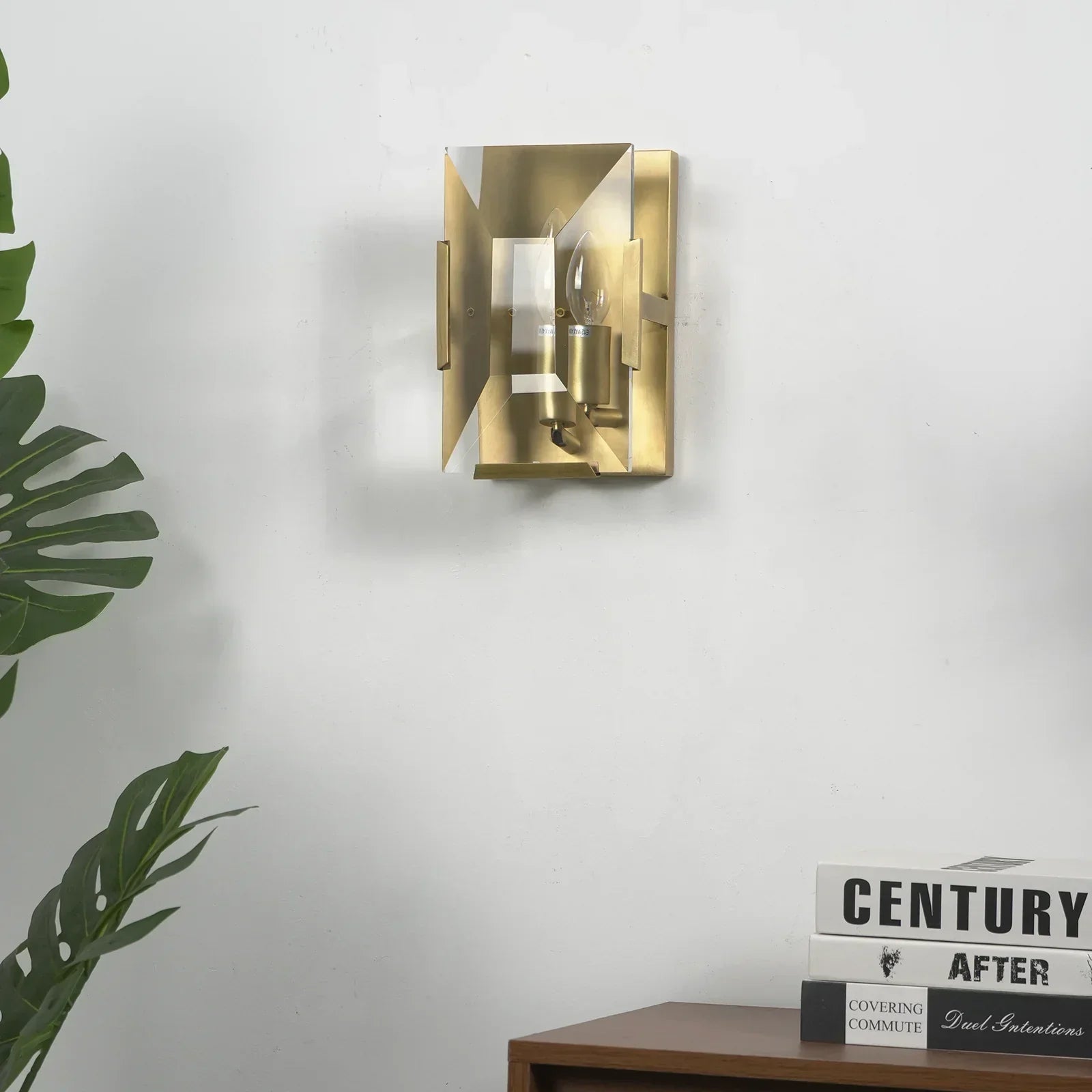 Crystal Rectangular Wall Lamp | wildoxy