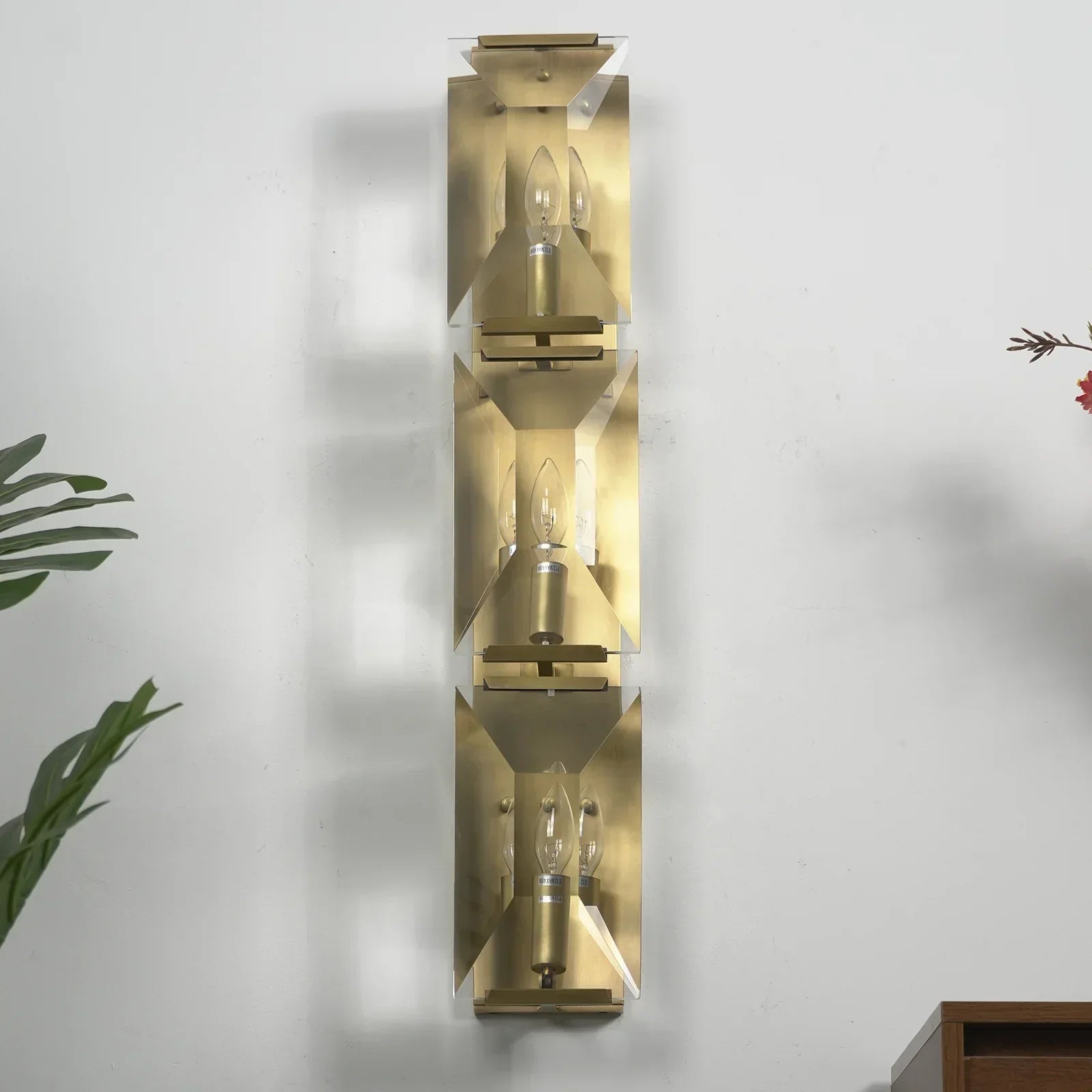 Crystal Rectangular Wall Lamp | wildoxy