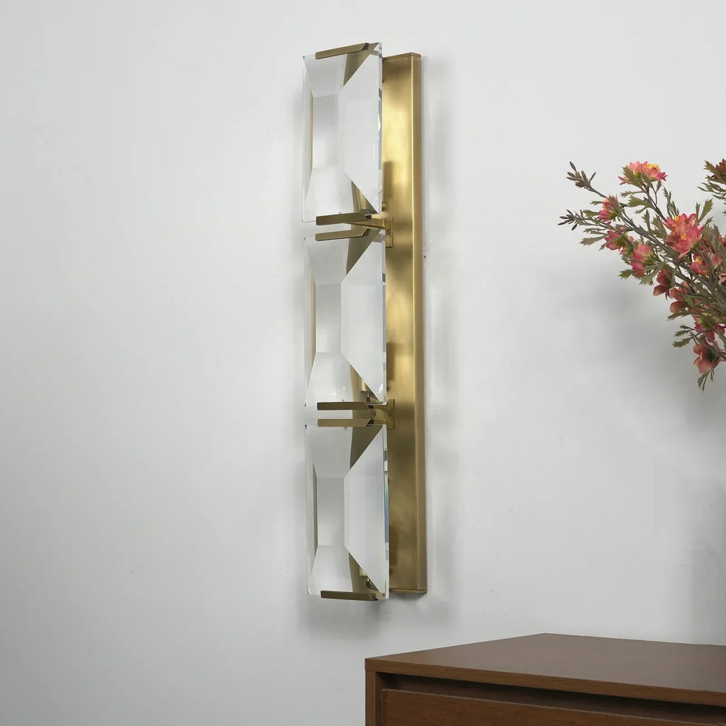 Crystal Rectangular Wall Lamp | wildoxy