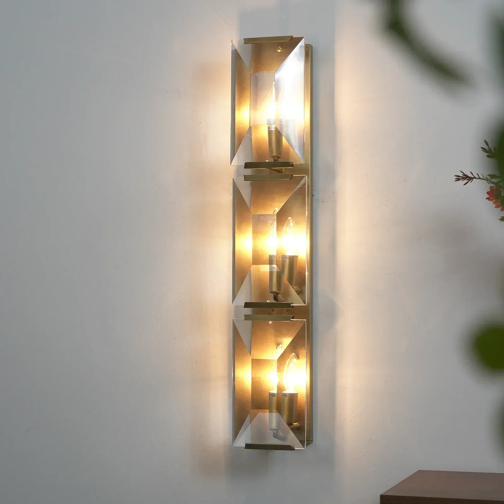 Crystal Rectangular Wall Lamp | wildoxy