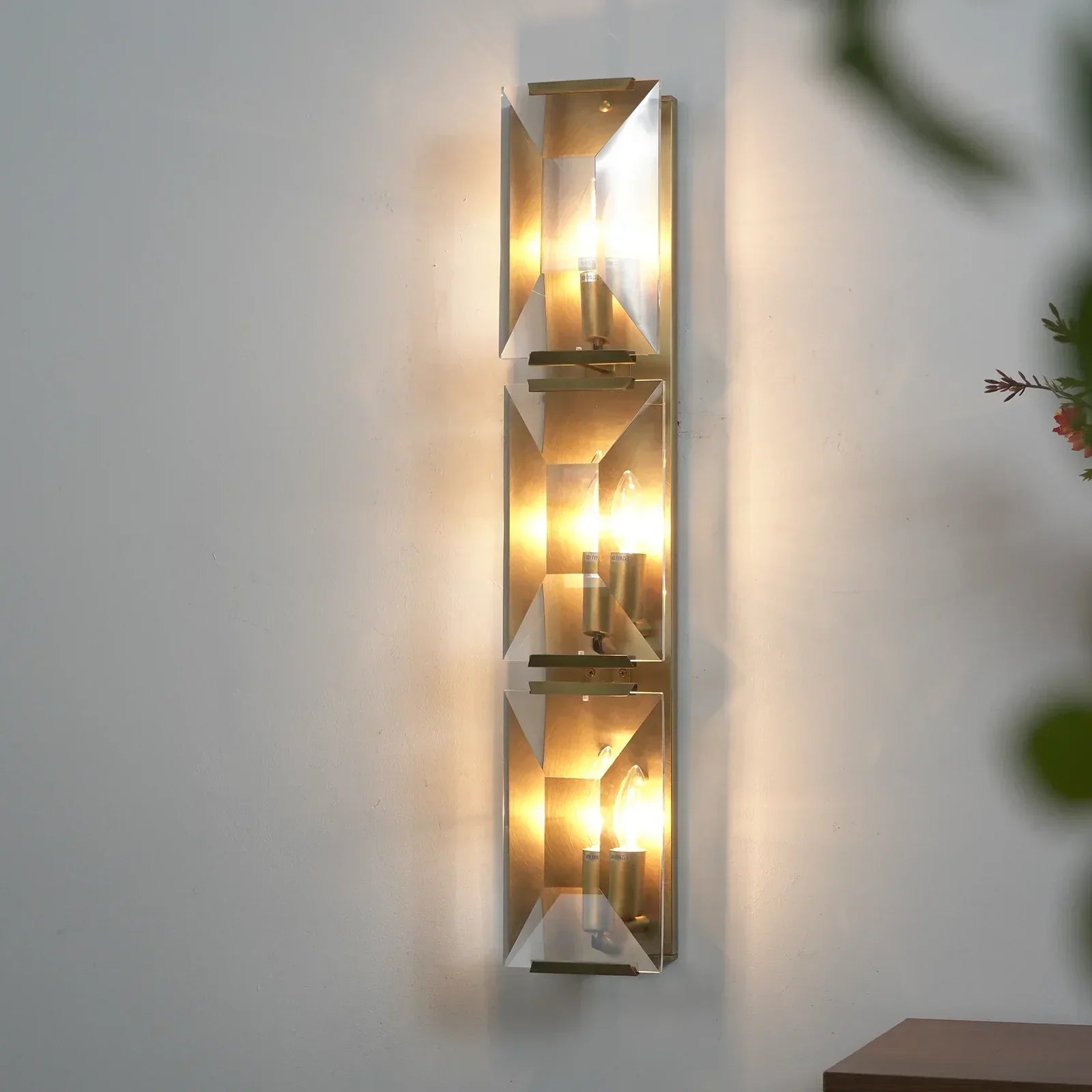 Crystal Rectangular Wall Lamp | wildoxy