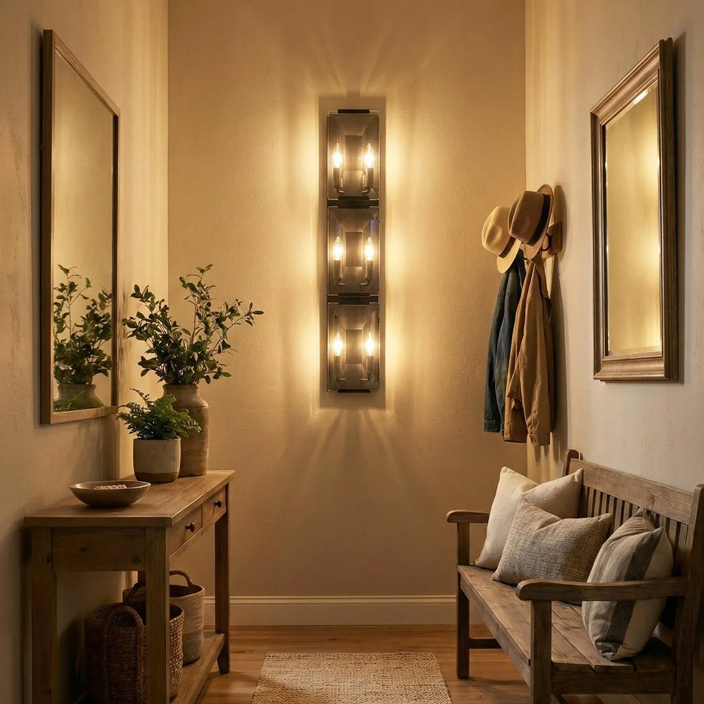 Crystal Rectangular Wall Lamp | wildoxy