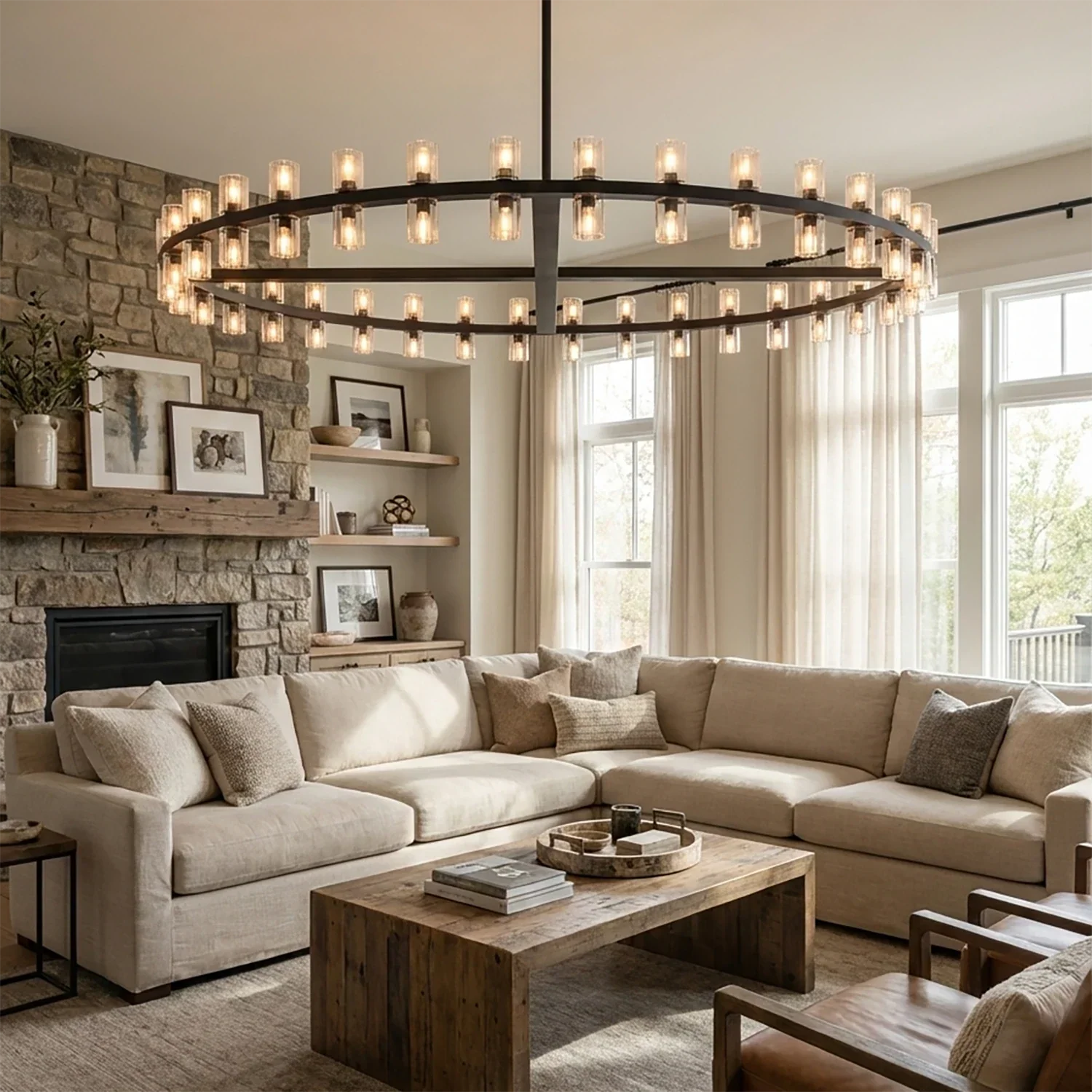 CrystalRay Linear Chandelier Series | wildoxy