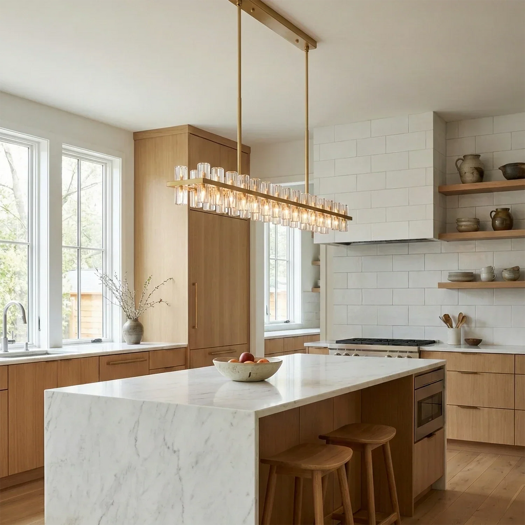 CrystalRay Linear Chandelier Series | wildoxy