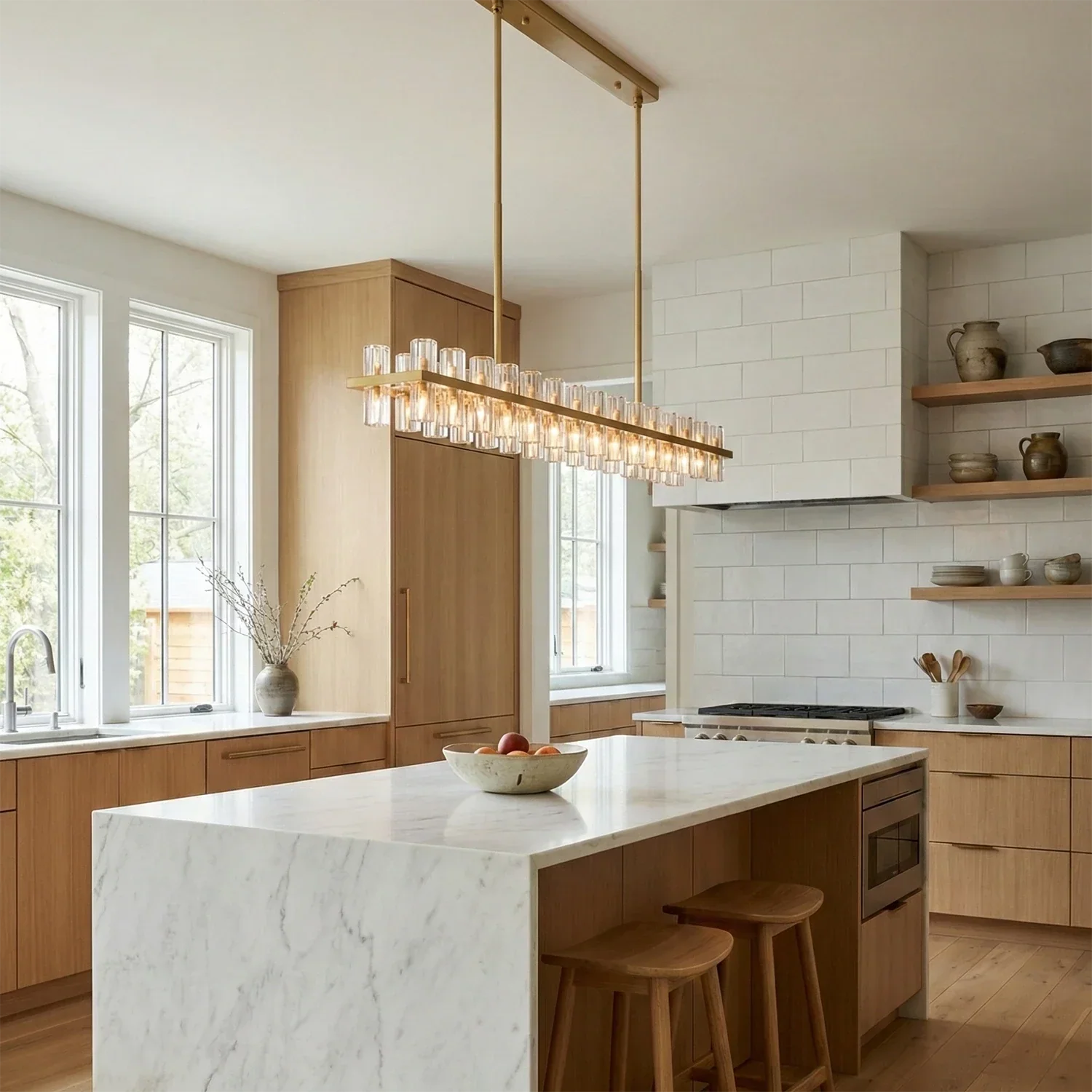 CrystalRay Linear Chandelier Series | wildoxy