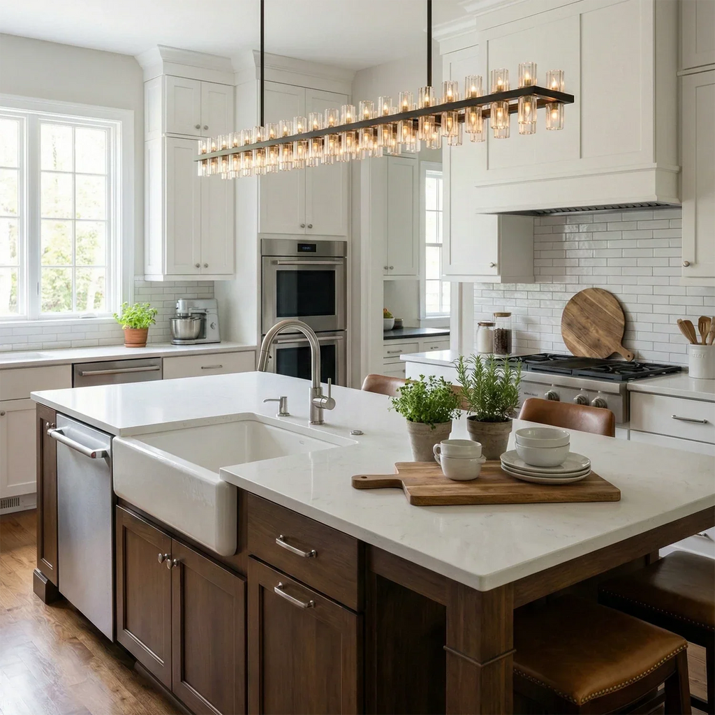 CrystalRay Linear Chandelier Series | wildoxy