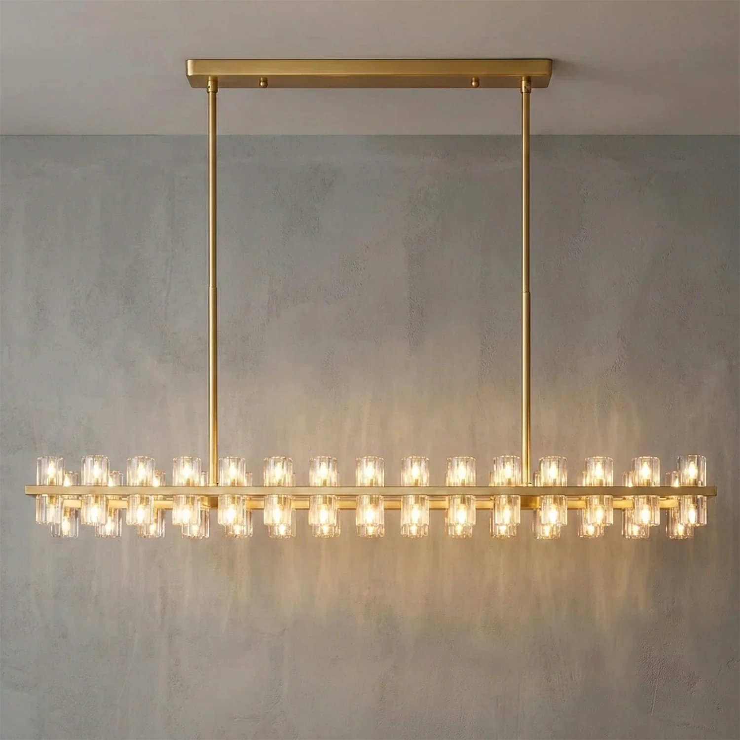 CrystalRay Linear Chandelier Series | wildoxy