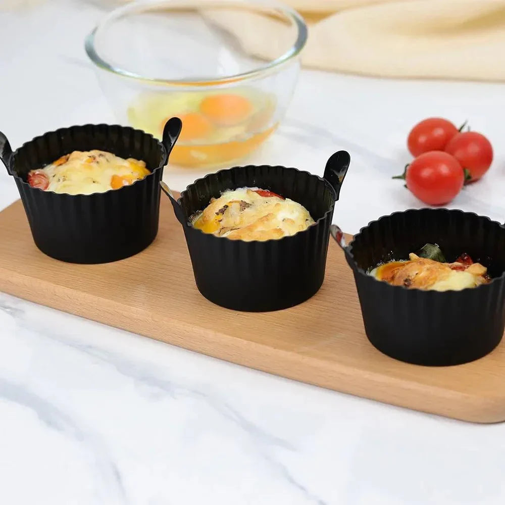 Silikonové formičky na vejce CUPBAKE, balení 6 kusů - nepřilnavé, opakovaně použitelné