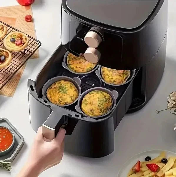 Silikonové formičky na vejce CUPBAKE, balení 6 kusů - nepřilnavé, opakovaně použitelné