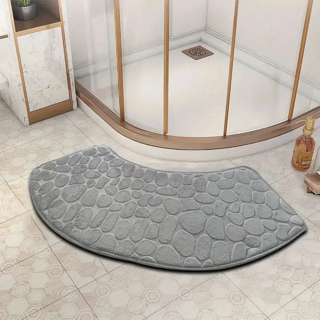 CurveSoft dicke, saugfähige Badematte — dichte Florstruktur, rutschfeste Rückseite