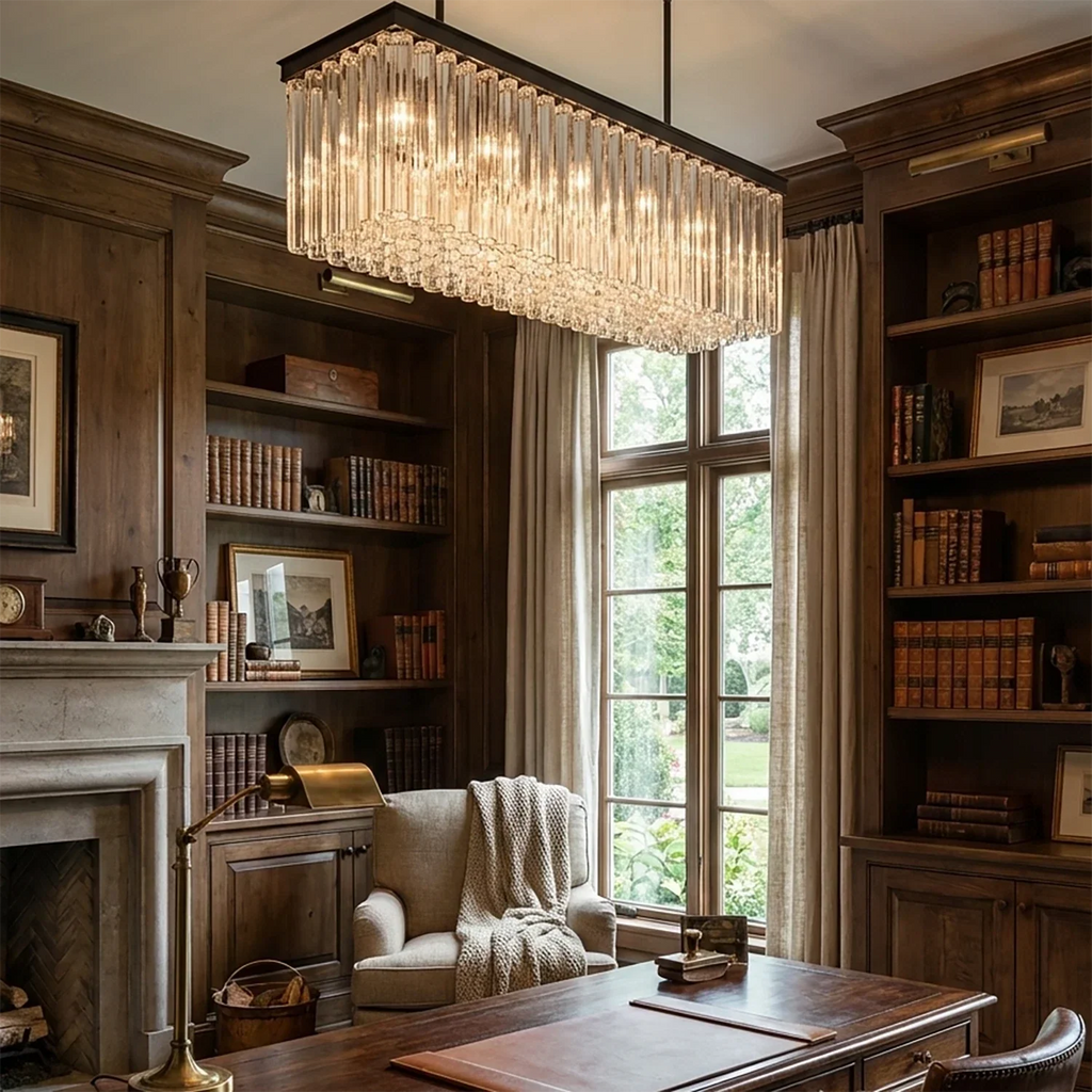 Murano Star Glass Brass Pendant Light | wildoxy