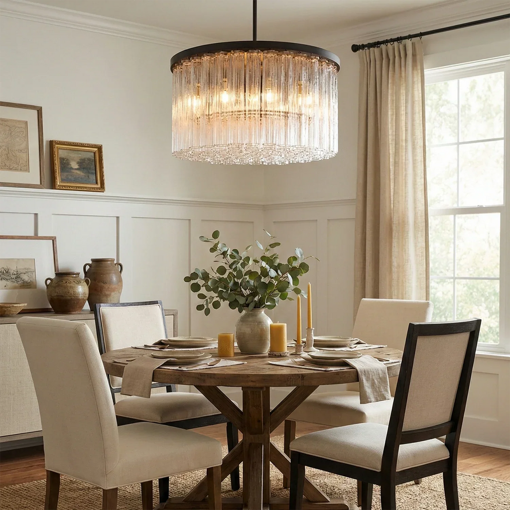 Murano Star Glass Brass Pendant Light | wildoxy