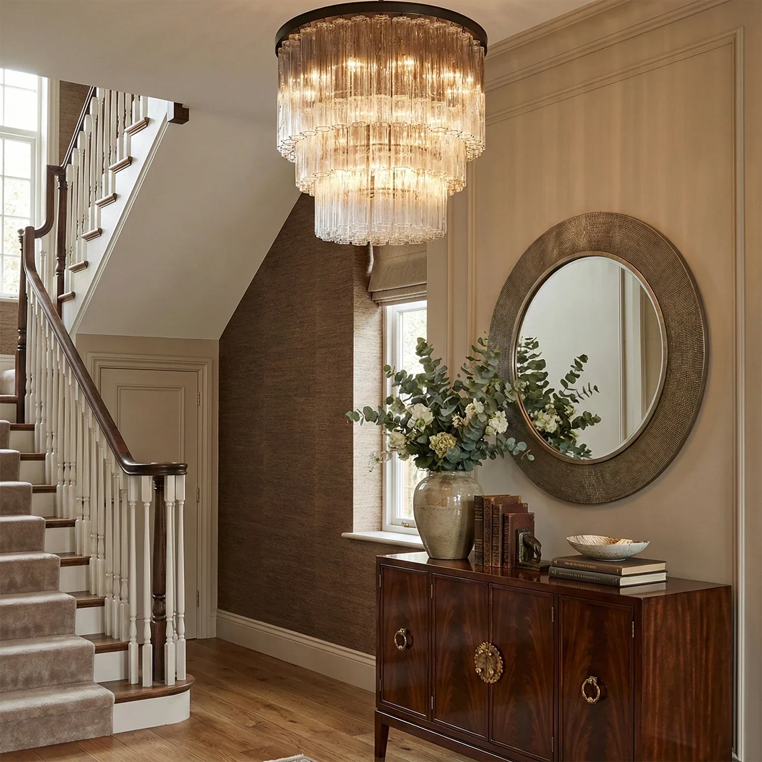 Murano Star Glass Brass Pendant Light | wildoxy