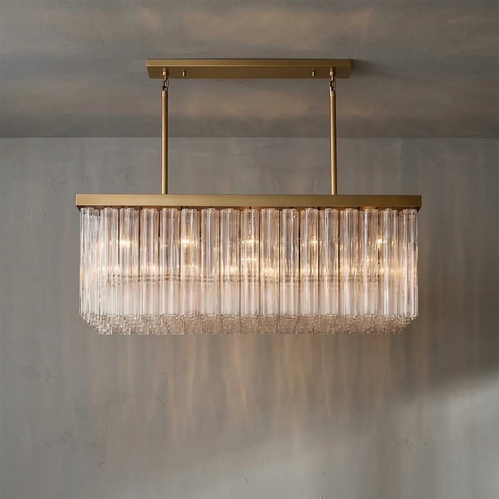 Murano Star Glass Brass Pendant Light | wildoxy