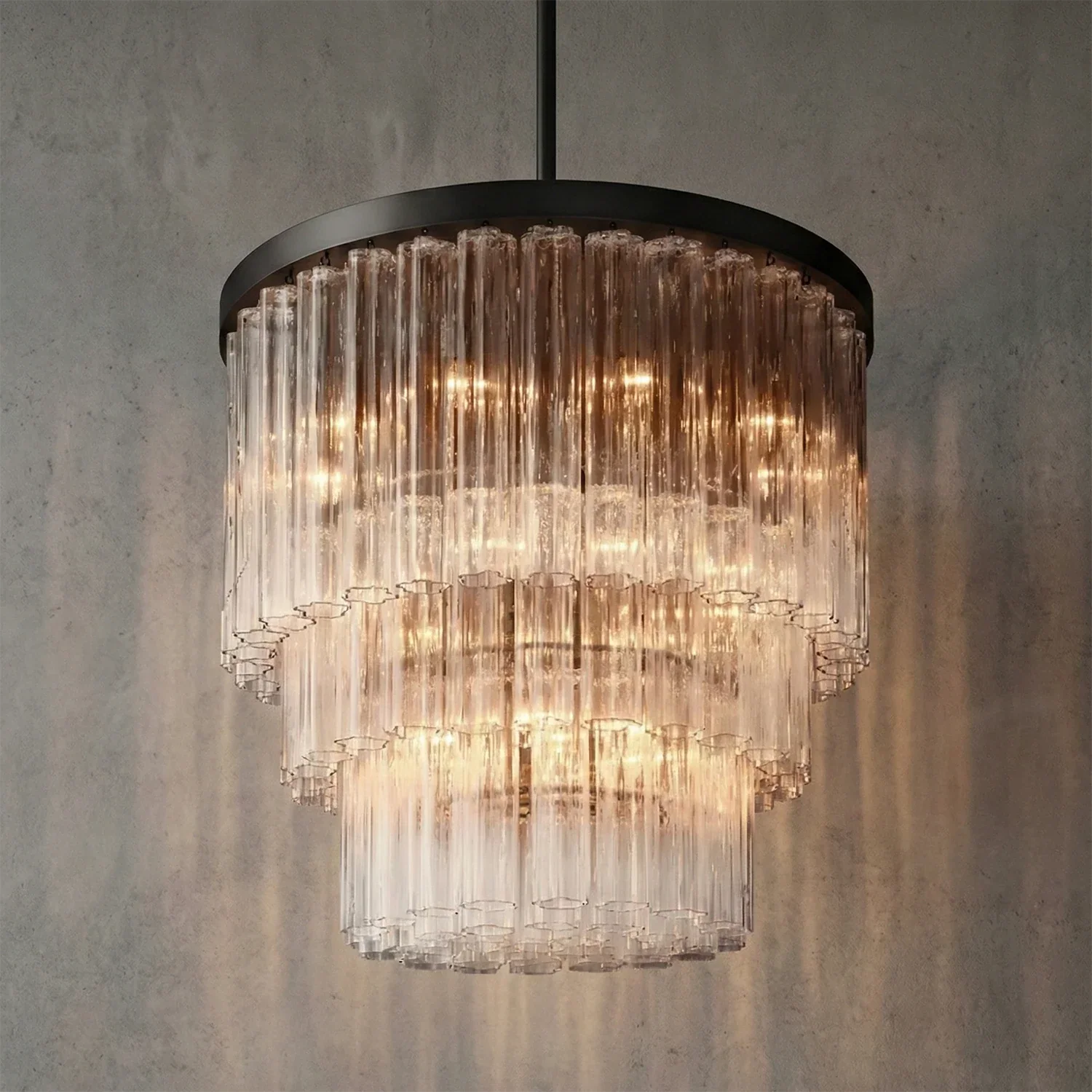 Murano Star Glass Brass Pendant Light | wildoxy