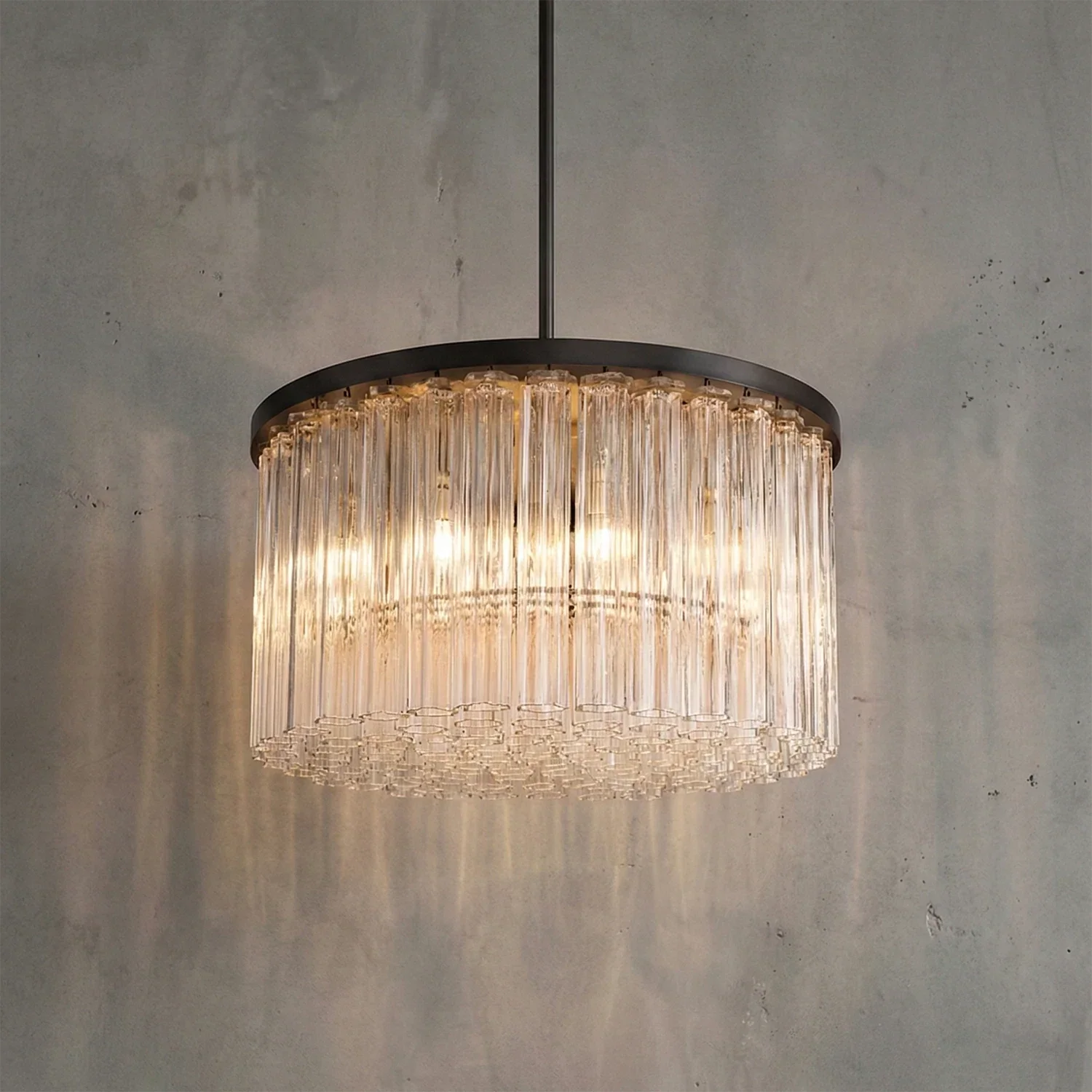 Murano Star Glass Brass Pendant Light | wildoxy