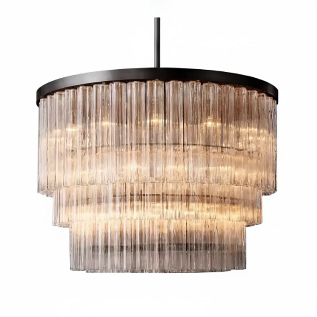 Murano Star Glass Brass Pendant Light | wildoxy