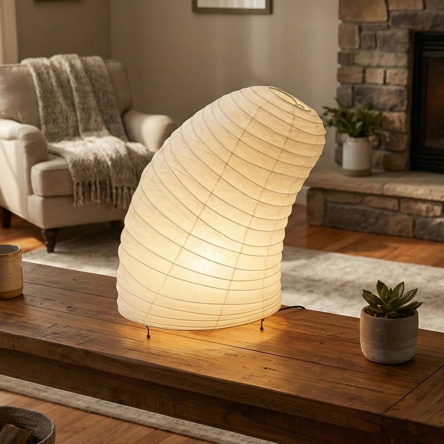 Akari Curved VB-13T Table Lamp | wildoxy