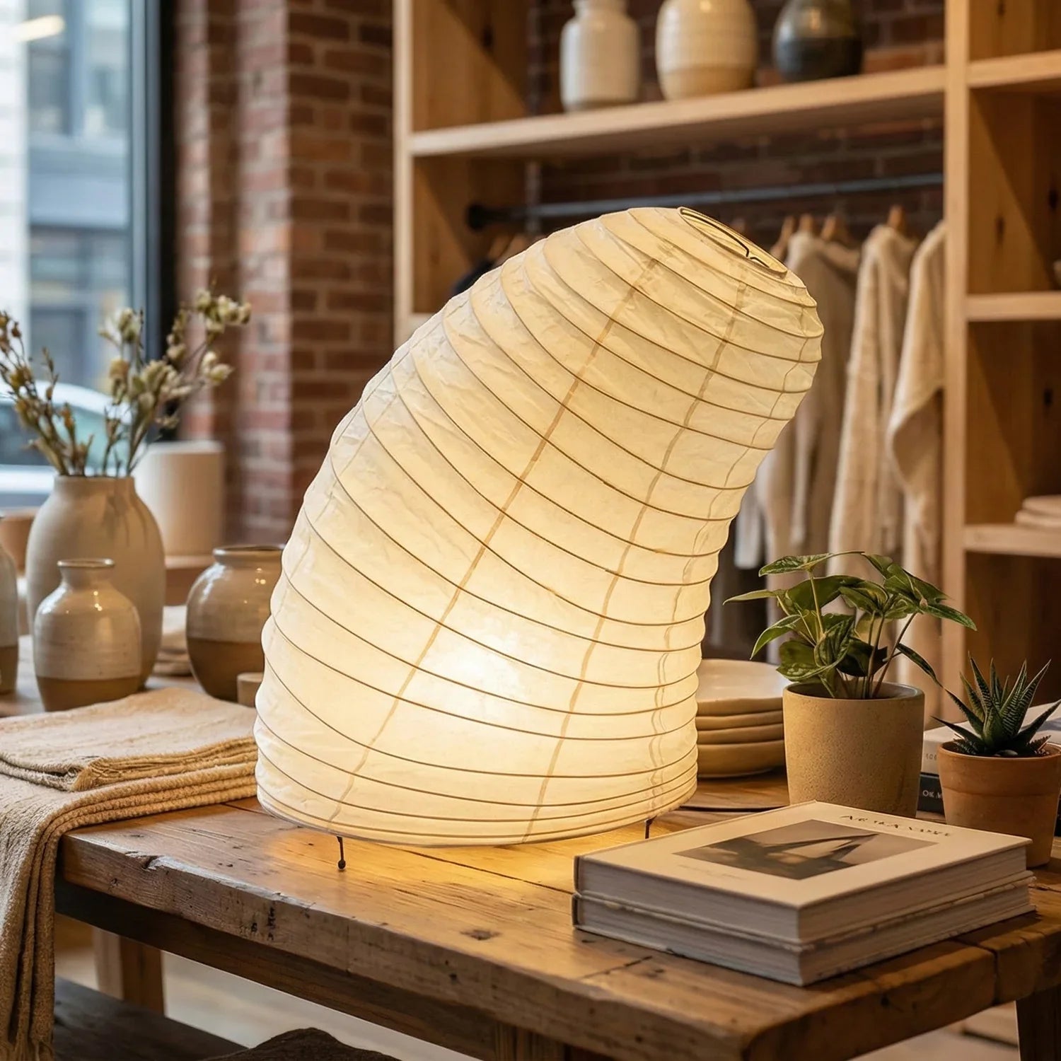 Akari Curved VB-13T Table Lamp | wildoxy