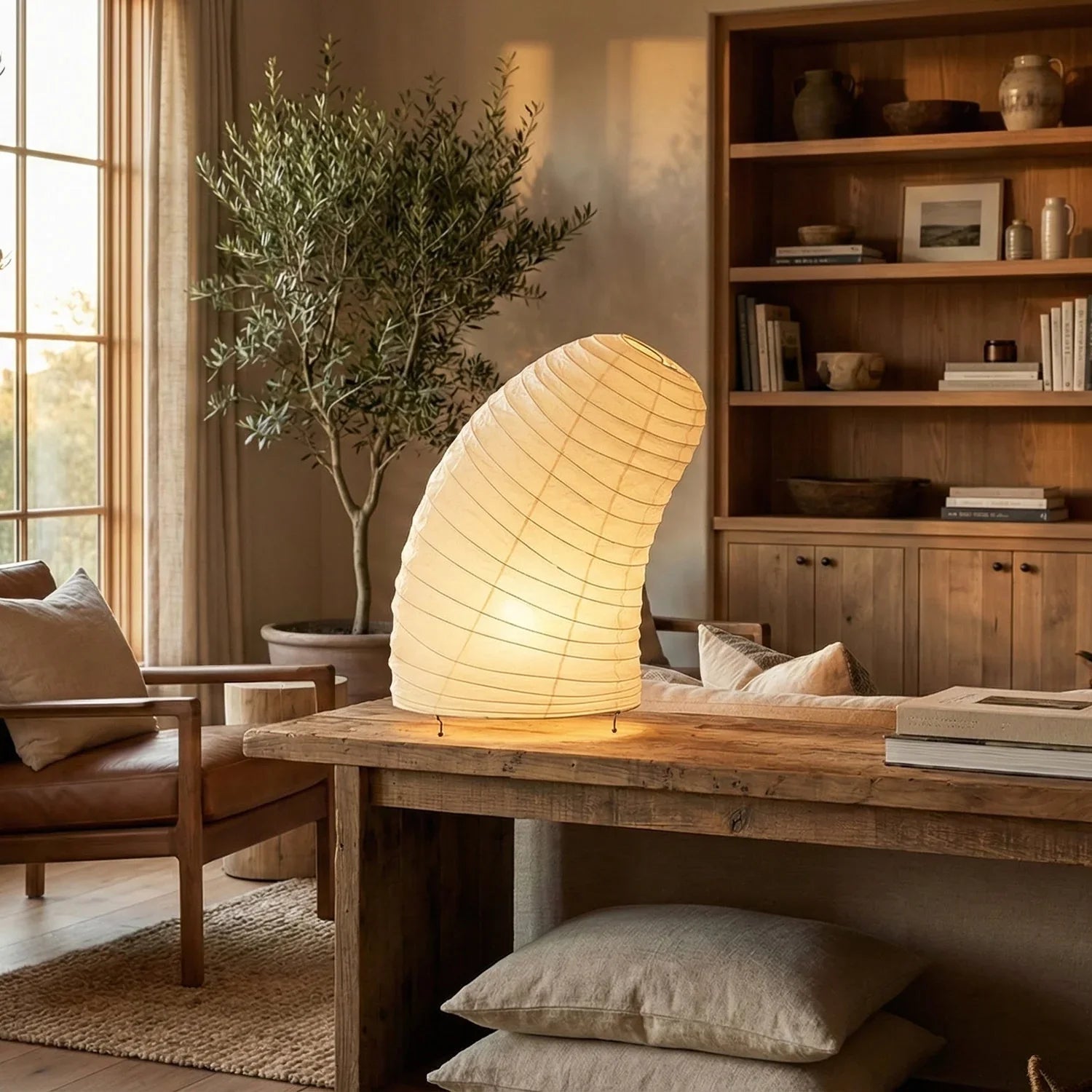 Akari Curved VB-13T Table Lamp | wildoxy