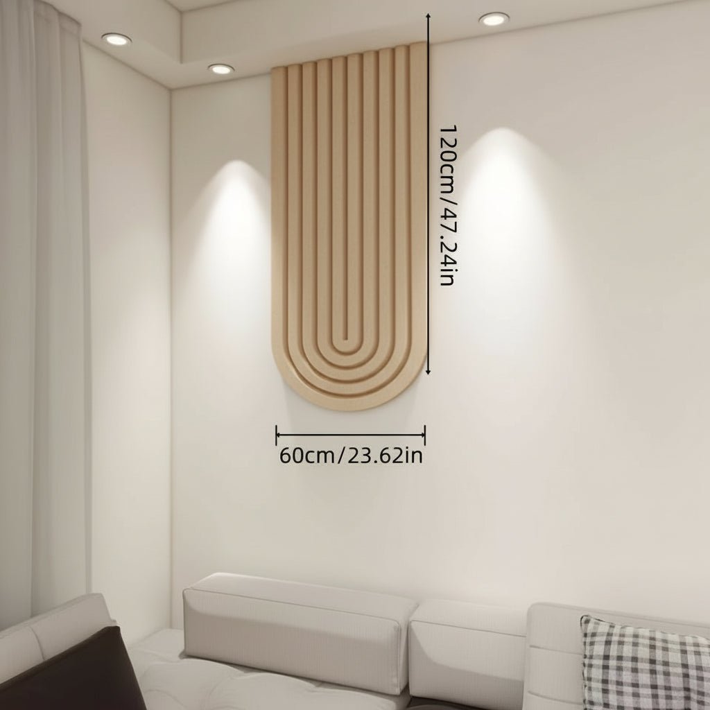 Quadro de notas moderno em feltro curvo CurvePin