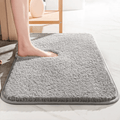 Cushly Thick Microfiber Bath Mat, High Pile Surface, Non Slip Backing