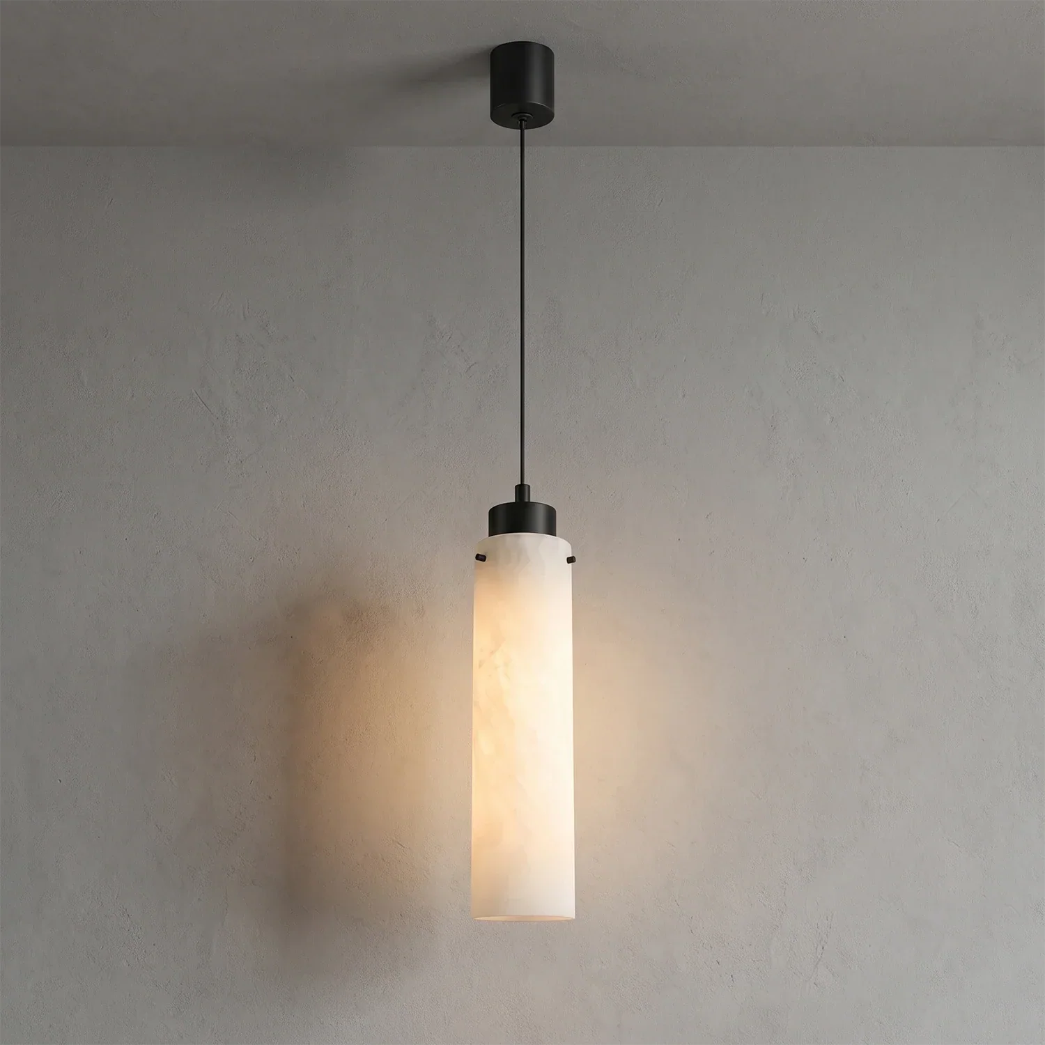 Cylinder Alabaster Pendant Light | wildoxy
