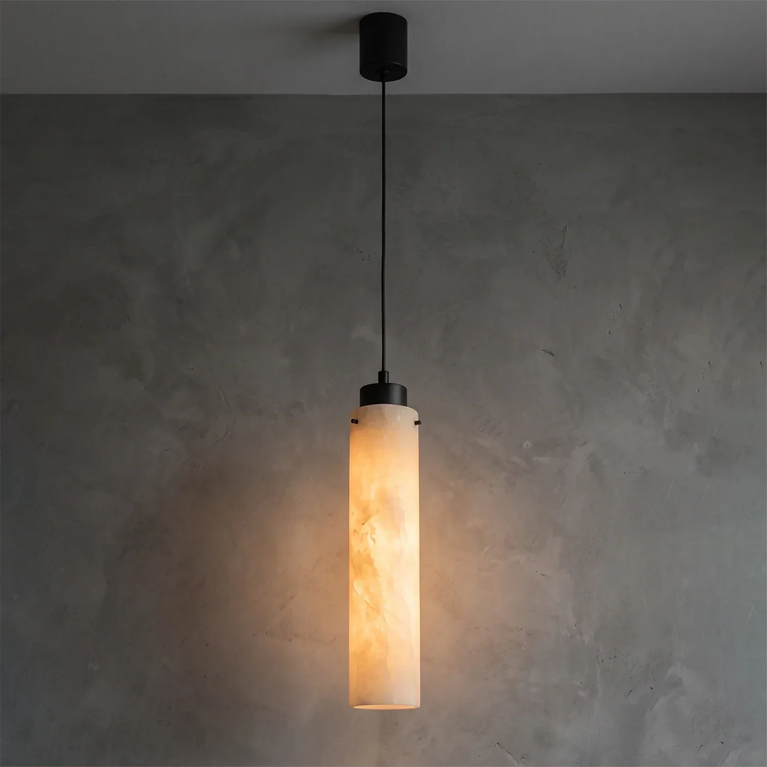 Cylinder Alabaster Pendant Light | wildoxy