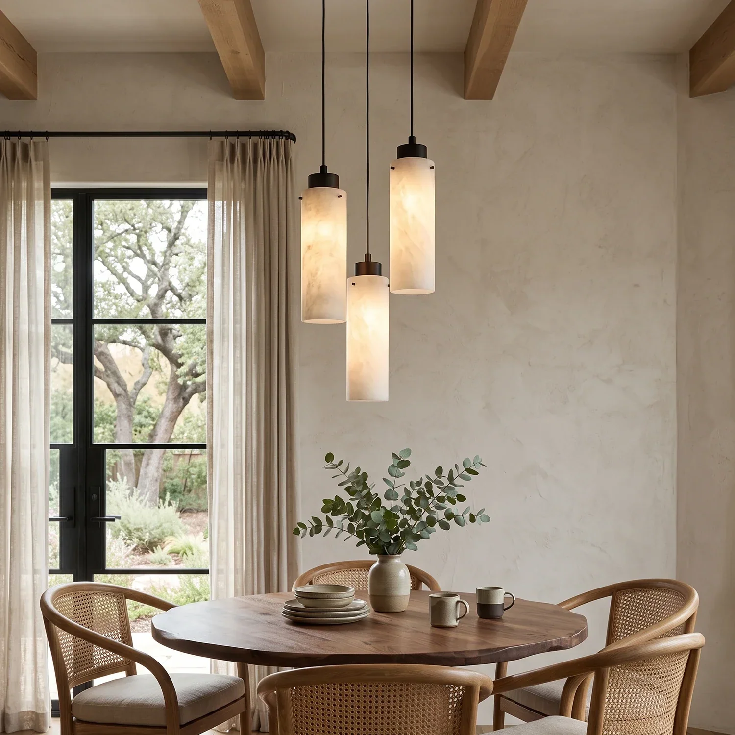 Cylinder Alabaster Pendant Light | wildoxy
