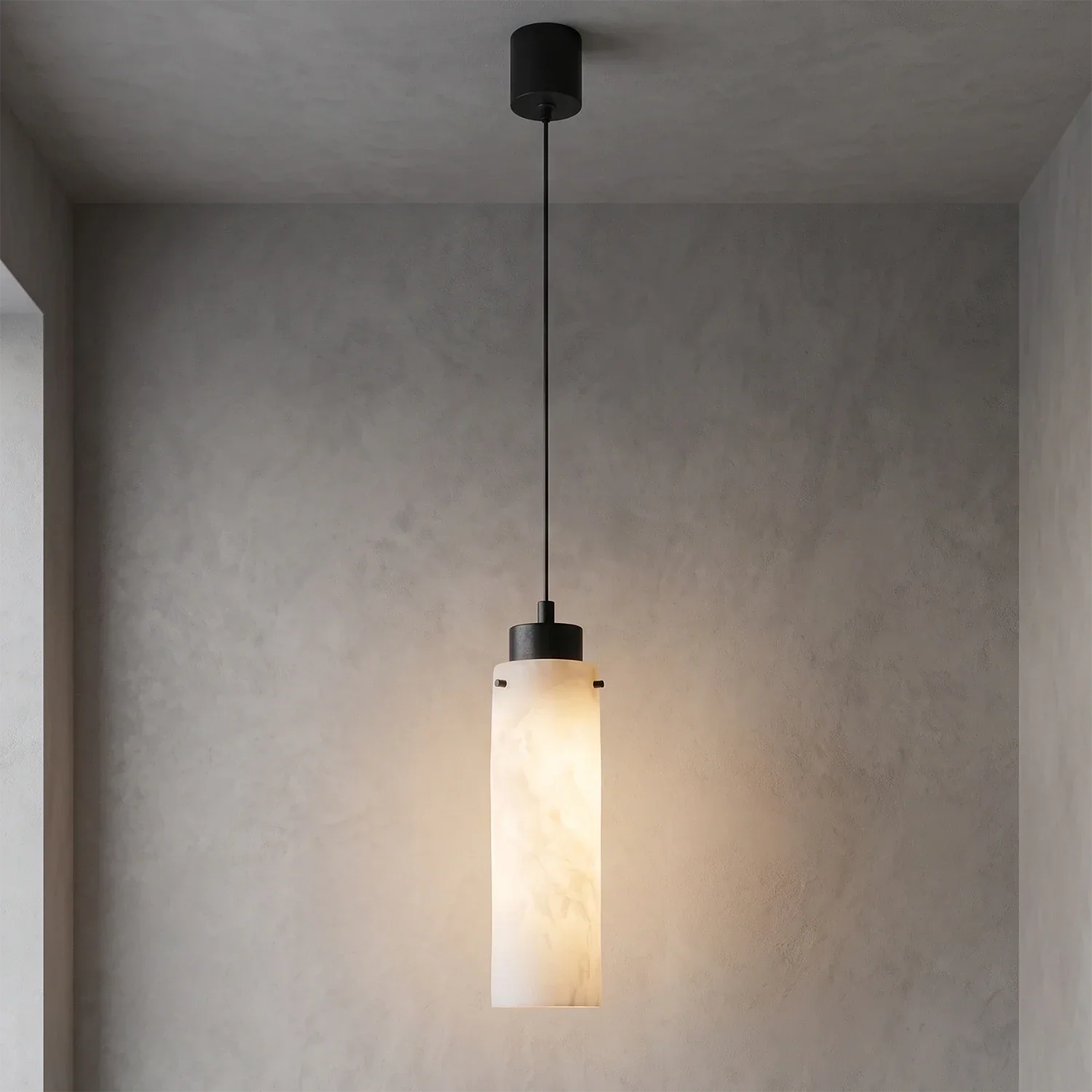 Cylinder Alabaster Pendant Light | wildoxy
