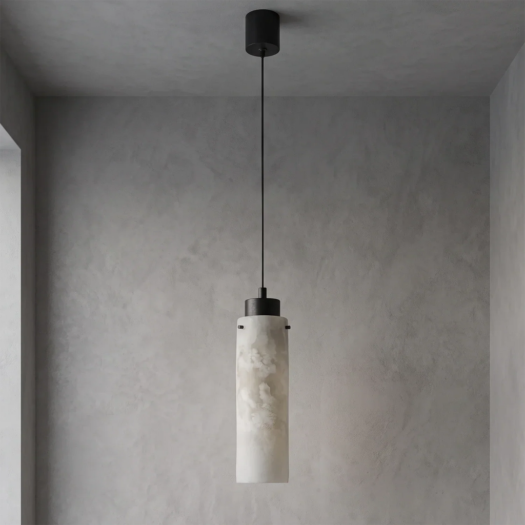 Cylinder Alabaster Pendant Light | wildoxy