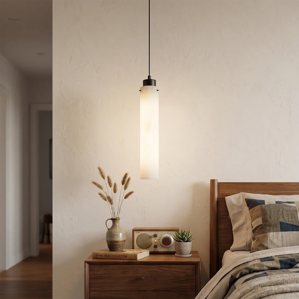 Cylinder Alabaster Pendant Light | wildoxy