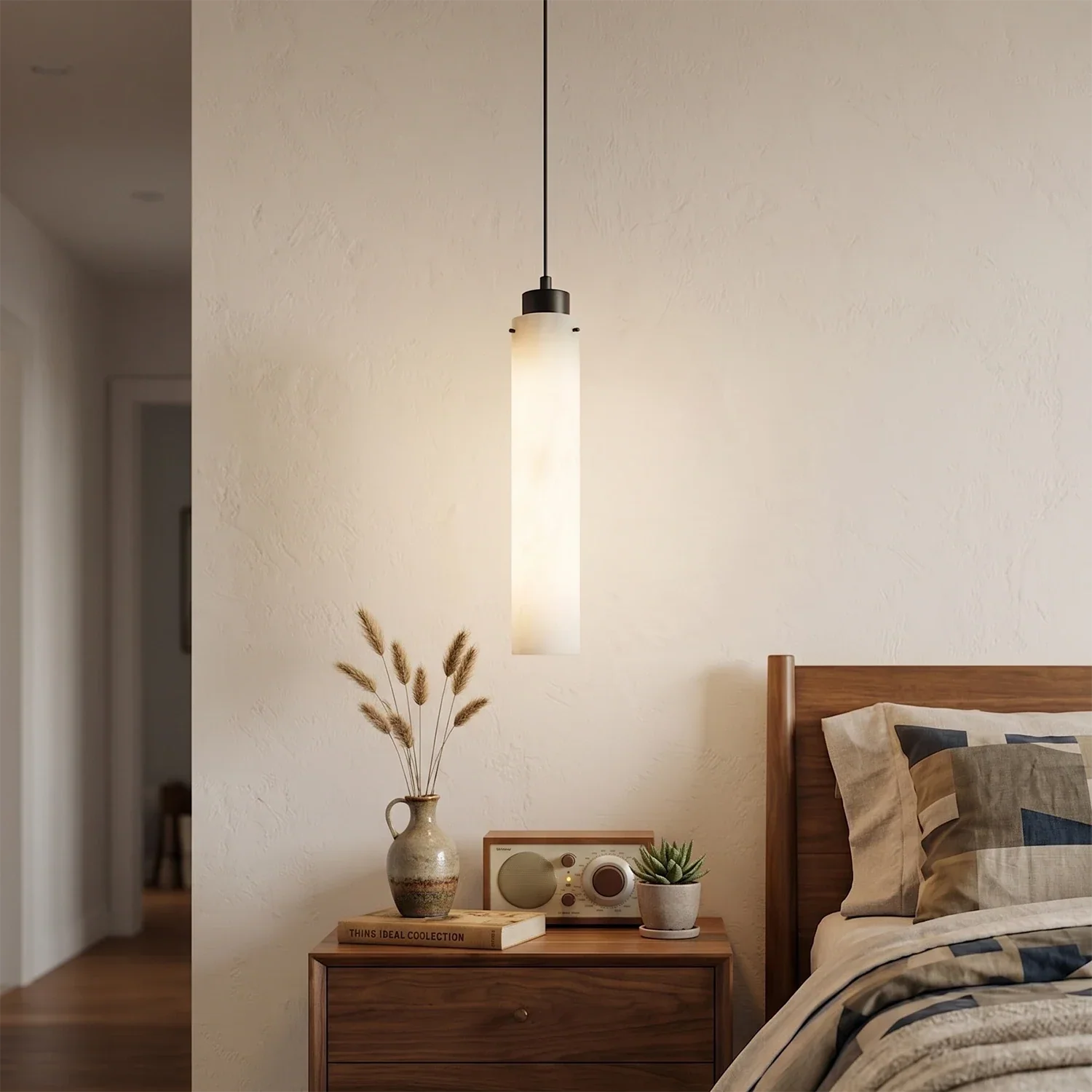 Cylinder Alabaster Pendant Light | wildoxy