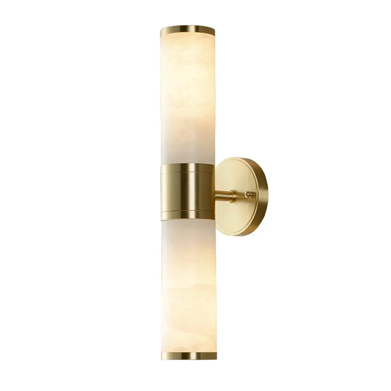 Cylindrical Lampatrin Alabaster Wall Lamp | wildoxy