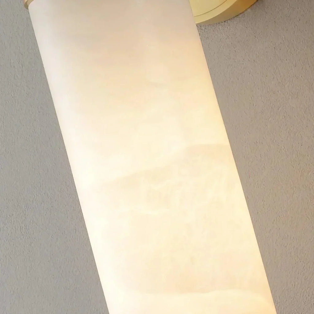 Cylindrical Lampatrin Alabaster Wall Lamp | wildoxy