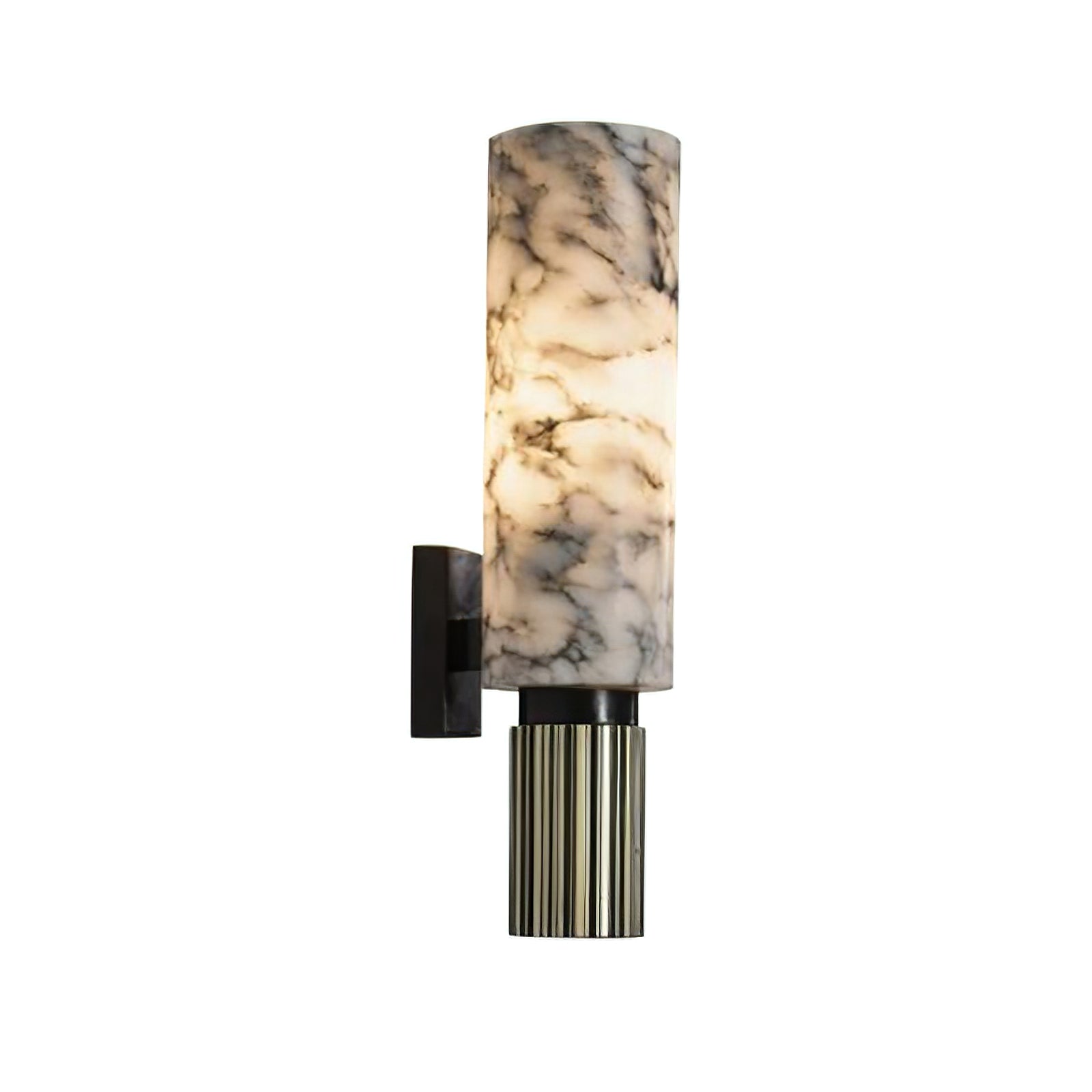 Cylindrical Marble Wall Lamp | wildoxy