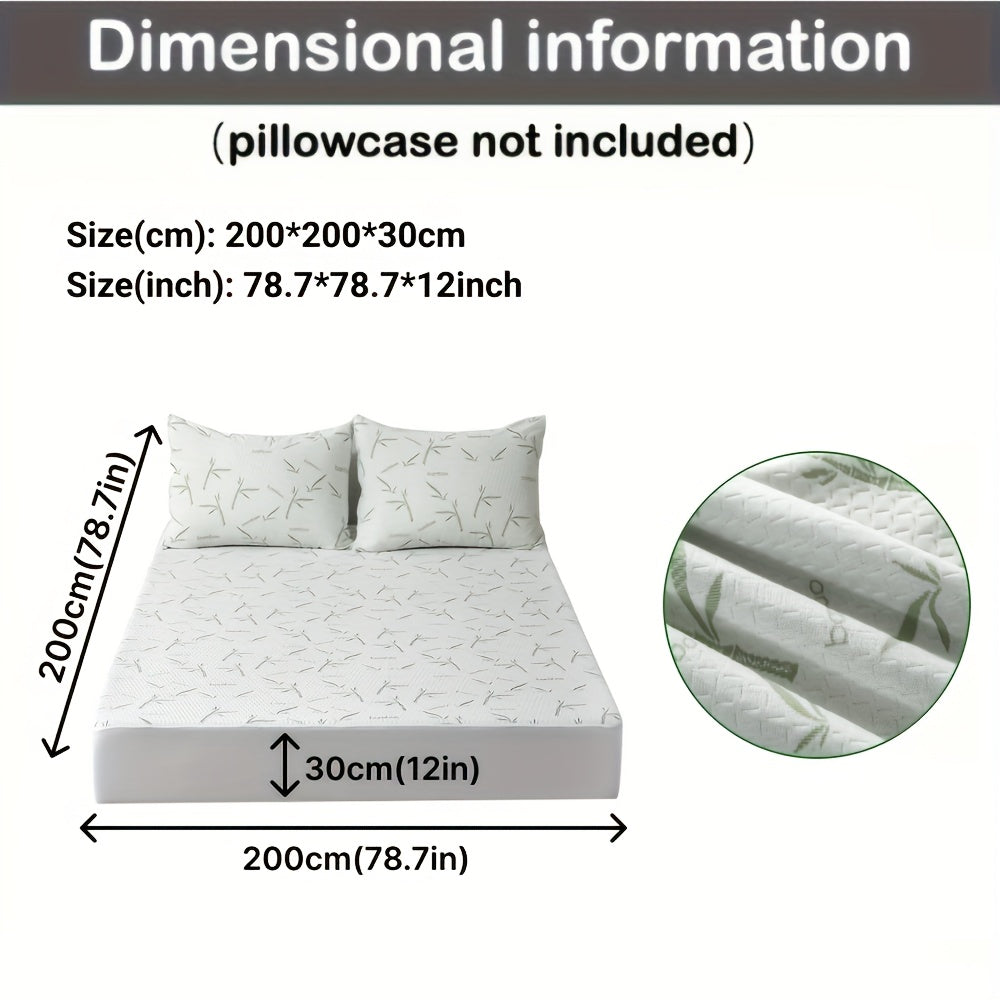 Protecție pentru saltea din fibră de bambus — Strat de aer 3D răcoritor