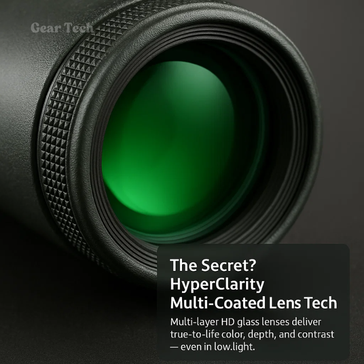 600x-Monokular mit Ultra-Zoom — HD-Objektiv, leicht